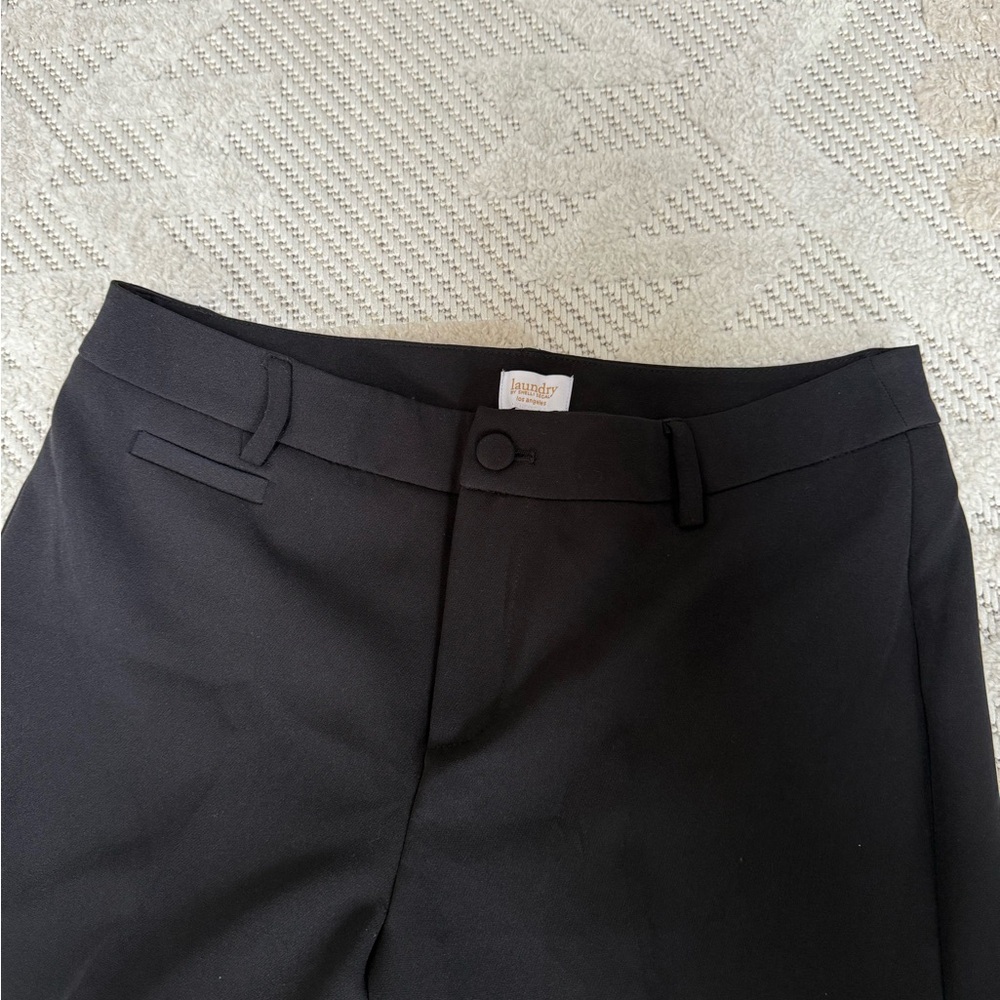Laundry By Shelli Segal Black Trousers